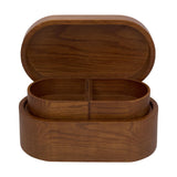 Customisable Walnut Oak Jewellery Chest