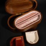 Customisable Walnut Oak Jewellery Chest